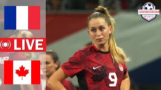 France Women vs Canada Women Live Womens Olympic Football Tournament [upl. by Einwahr]