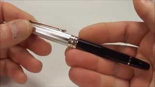 Montblanc 75th Anniversary Meisterstuck Solitaire Doue 163 Roller Ball [upl. by Anhaj]