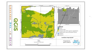 Prepare map in QGIS  Introduction to QGIS print Layout [upl. by Gagnon]