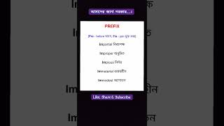 C 2 Prefix prefix vocabulary englishgrammar words reels [upl. by Ennaylime]