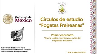 Primer encuentro Círculos de estudio quotFogatas Freireanasquot [upl. by Waverley]