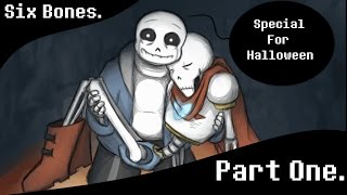 Undertale Comix Dub Six Bones Part One Rus Comix Dub by Denchik [upl. by Anaynek]