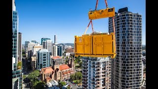 Brisbane Marriott Hotel Chiller Unit Removal and Replacement [upl. by Amilb]