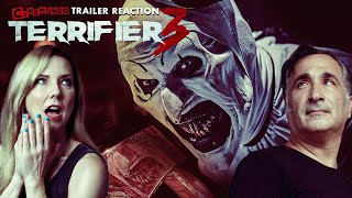 TERRIFIER 3 Trailer Reaction Art the Clown Damien Leone [upl. by Mulvihill]