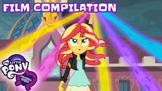 Equestria Girls  FULL FILMS Friendship Games amp Legend Of Everfree  My Little Pony MLPEG  2 HOURS [upl. by Yentterb]