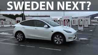 Tesla Model Y RWD with BYD Blade battery 1000 km challenge [upl. by Essirahs]