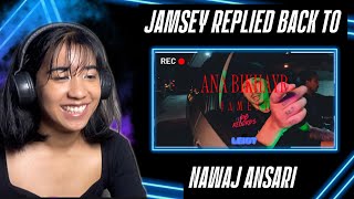 Jamsey Replied Back To Nawaj ansari  Jemsey  Ana Bikhyar  Reaction Video 304mission [upl. by Ardaid]