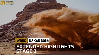 Extended highlights  Stage 1  Dakar2024  W2RC [upl. by Wolk]