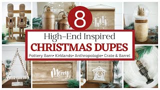 HighEnd Inspired Christmas Dupes 2022 Kirklands Pottery Barn Anthropologie and Crate amp Barrel [upl. by Sinnoda755]