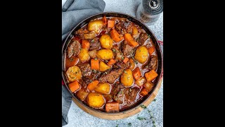 Preparing beef using stewing method [upl. by Esinert]