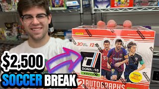 Opening a RARE 2500 Box of 2018 Donruss Soccer  BEST SET EVER ⚽ [upl. by Xel]