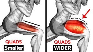 Best Exercises Quadriceps To Get Wide Leg Workout [upl. by Lulu]