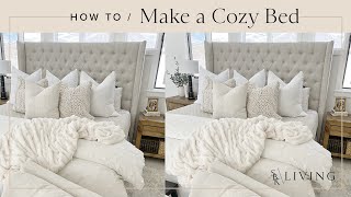 How to Make a Cozy amp Fluffy Bed \ 6 Steps [upl. by Eeluj]