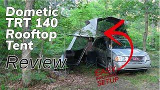 Dometic TRT 140 Air Rooftop Tent Review [upl. by Sosthina]