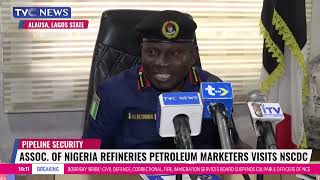 Association Of Nigeria Refineries Petroleum Marketers Visits NSCDC [upl. by Altheta]