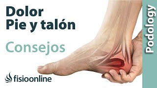 🦶🏻Cómo ALIVIAR el dolor de PIE y TALÓN CONSEJOS y EJERCICIOS✅ [upl. by Suoivatra2]