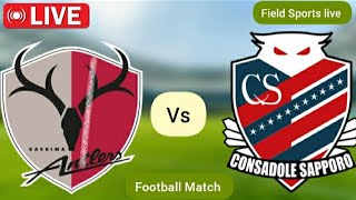 🔴 LIVE Kashima Antlers vs Consadole Sapporo live Japanes J1 League live Score [upl. by Ahsikyt]