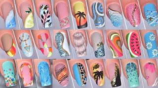 Huge Summer Nail Art Compilation  40 Easy Nail Design Ideas [upl. by Loree]