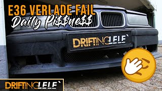 Russak und Palak verladen BMW E36 Fail  Daily pine  DriftLife  DriftingLele [upl. by Donegan850]