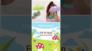 NEW Bath Toy  Fill N Rain Peacock Umbrella [upl. by Scully]