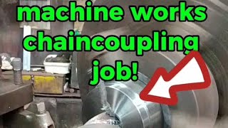 chain coupling jobplslikesubscribe latheturning machineworks RonaldVidadwi2ky [upl. by Eniroc]