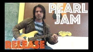 Guitar Lesson How To Play Release By Pearl Jam [upl. by Borchers729]