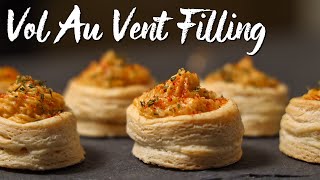 Vol Au Vent Filling  Cheesy Vol Au Vent Quick amp Simple Party Appetizer Recipe By Vanditas Kitchen [upl. by Eldoria775]