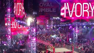 1292022 WWE Royal Rumble St Louis MO  Womens RR 18 Ivory Entrance [upl. by Ynoble855]