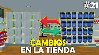 CAMBIOS EN TODA LA TIENDA  Supermarket Simulator  Nenitoo 21 [upl. by Atterys]