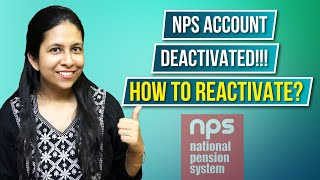 NPS Account Deactivated  How to Unfreeze NPS Account  National Pension Scheme  CA Neha Gupta [upl. by Alikam]