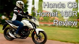 Honda CB Hornet 160R Review amp Test Ride Report [upl. by Leirza]