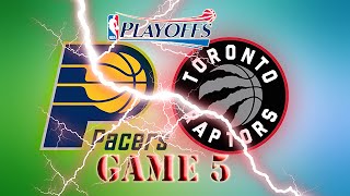 Toronto Raptors vs Indiana Pacers  Nba Playoffs First Round  Game 5  April 26 2016 [upl. by Farlie250]