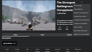 GIVEAWAY The Strongest Battlegrounds Saitama Uncopylocked [upl. by Llireva592]