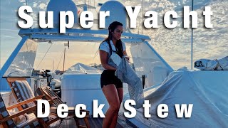 Day in the life of a Super Yacht DeckStew [upl. by Aliahs]