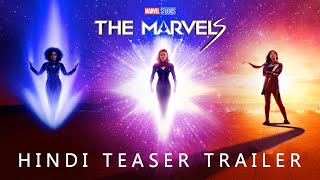 Marvel Studios’ The Marvels  Hindi Teaser Trailer [upl. by Boswall663]