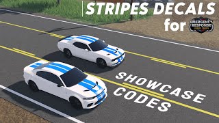 Stripes on Your Car  Custom Liveries   ERLC ROBLOX [upl. by Airasor]