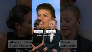 Sahra Wagenknecht verteidigt russisches Gas Interview Analyse BSW Politik shorts RTLNews [upl. by Keyser]