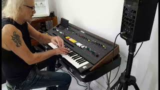 YAMAHA CS 60 SYNTH  LImbus ATmosphere EXperiment Live by Amyr Cantusio Jr [upl. by Ecirtaeb843]