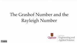 The Grashof Number and the Rayleigh Number [upl. by Trah913]