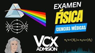 EXAMEN RESUELTO FÍSICA PARA CIENCIAS MÉDICAS UCR 3  ADMISIÓN VCX [upl. by Nore367]