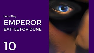 Lets Play Emperor Battle for Dune 10  Atreides Mission 10 Against the Worm [upl. by Anazus]