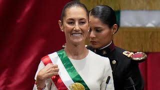 Claudia Sheinbaum sworn in as President of Mexico [upl. by Nazario]