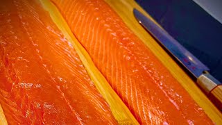 How to Fillet Salmon for Sushi [upl. by Koren]