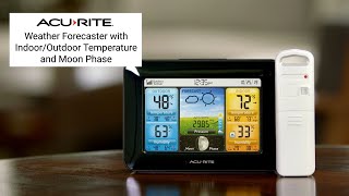 AcuRite Weather Forecaster with Temperature and Humidity Product Features [upl. by Ijic]