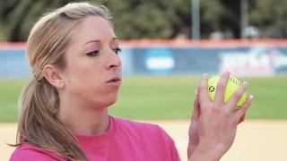 Softball Pitching tips How to throw a dropball  Amanda Scarborough [upl. by Buzz]