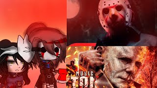 Slashers react ao rap do jason 7 minutos Michael Myers papyrus da batata [upl. by Xel]