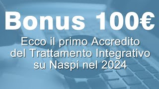 UFFICIALE Pagamento del Trattamento integrativo su Naspi a Febbraio 2024 [upl. by Truscott]