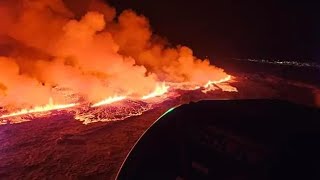 LIVE Iceland volcano in Grindavik erupts after weeks of earthquakes [upl. by Joachim348]