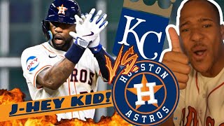 A ROYAL WELCOMING  ROYALS VS ASTROS GAME 1 HIGHLIGHTS FAN REACTION [upl. by Ardnaek]