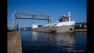 Manitoulin departing into the Foggy Lake Departing Duluth MN loaded with Ore for Sault Ste Marie [upl. by Atiraj]